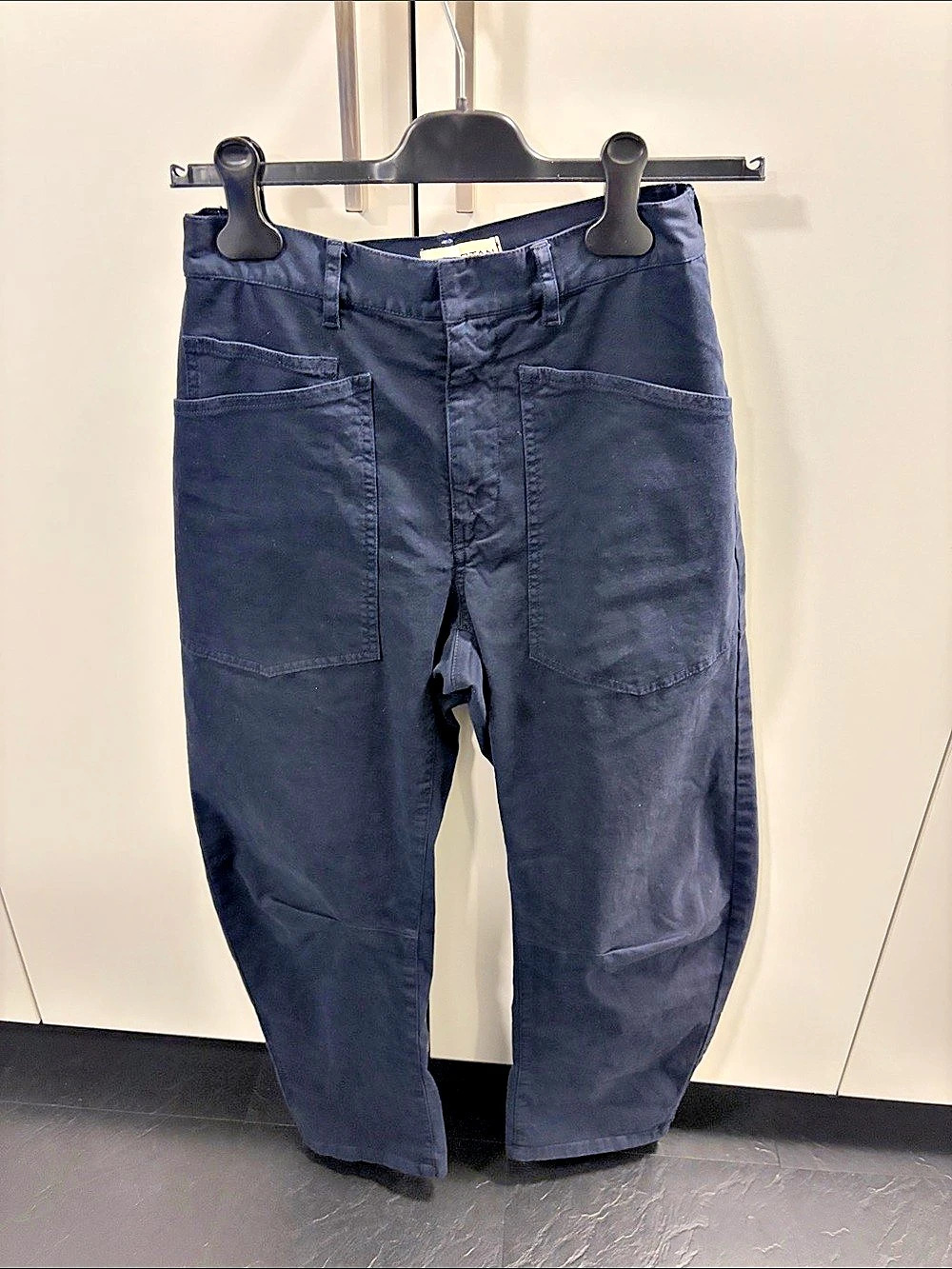 Nili Lotan Shon Pants Cargo Navy Waist 00